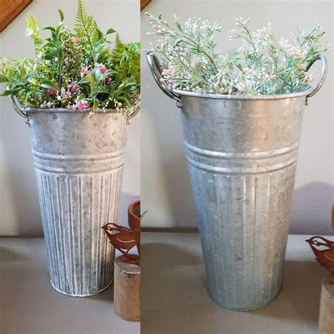 sheet metal flower pot|galvanized metal containers for flowers.